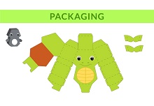 çocuklar için hazır hayvan model maketi şablonu, paper craft model animals
